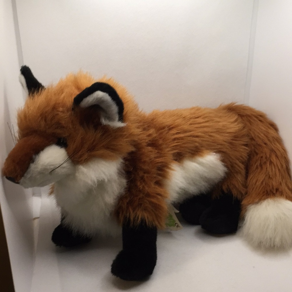 Folkmanis Puppets Plush Red Fox Hand Puppet 15” Stuffed Animal Toy Lifel…